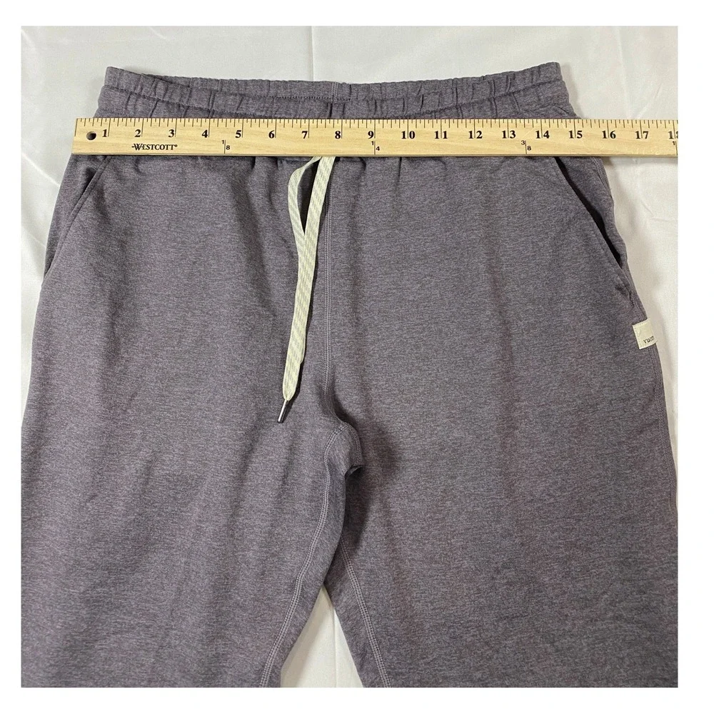 Vuori Performance Joggers Mens Heather Charcoal Grey Athletic Sweatpants Small S - Picture 5 of 8